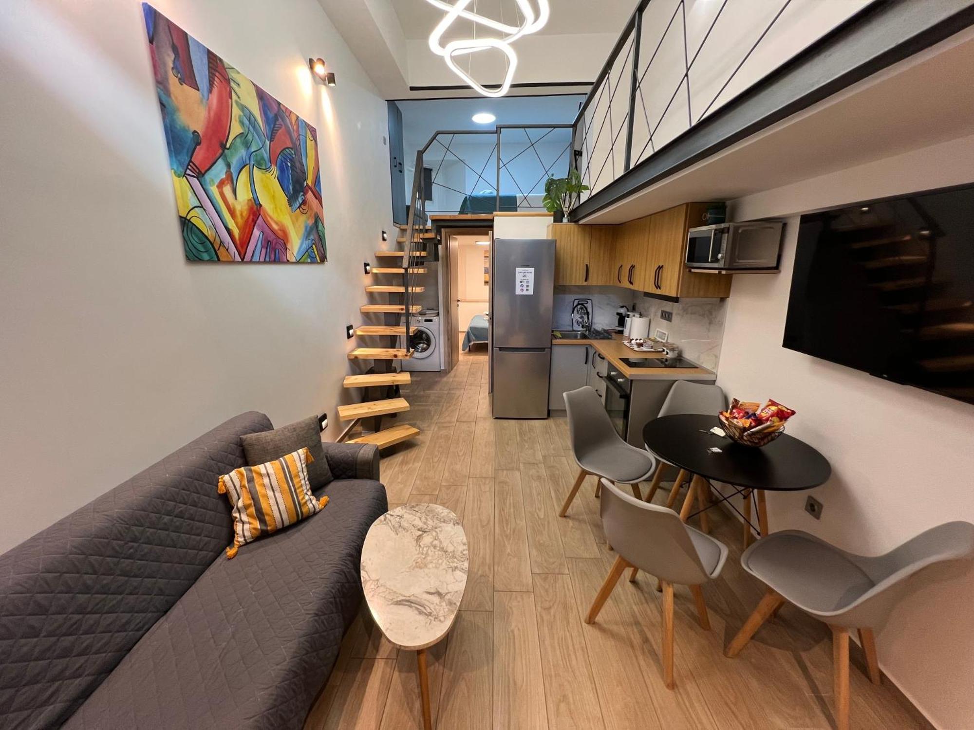 City Center Loft With Private Parking Kavala Eksteriør billede