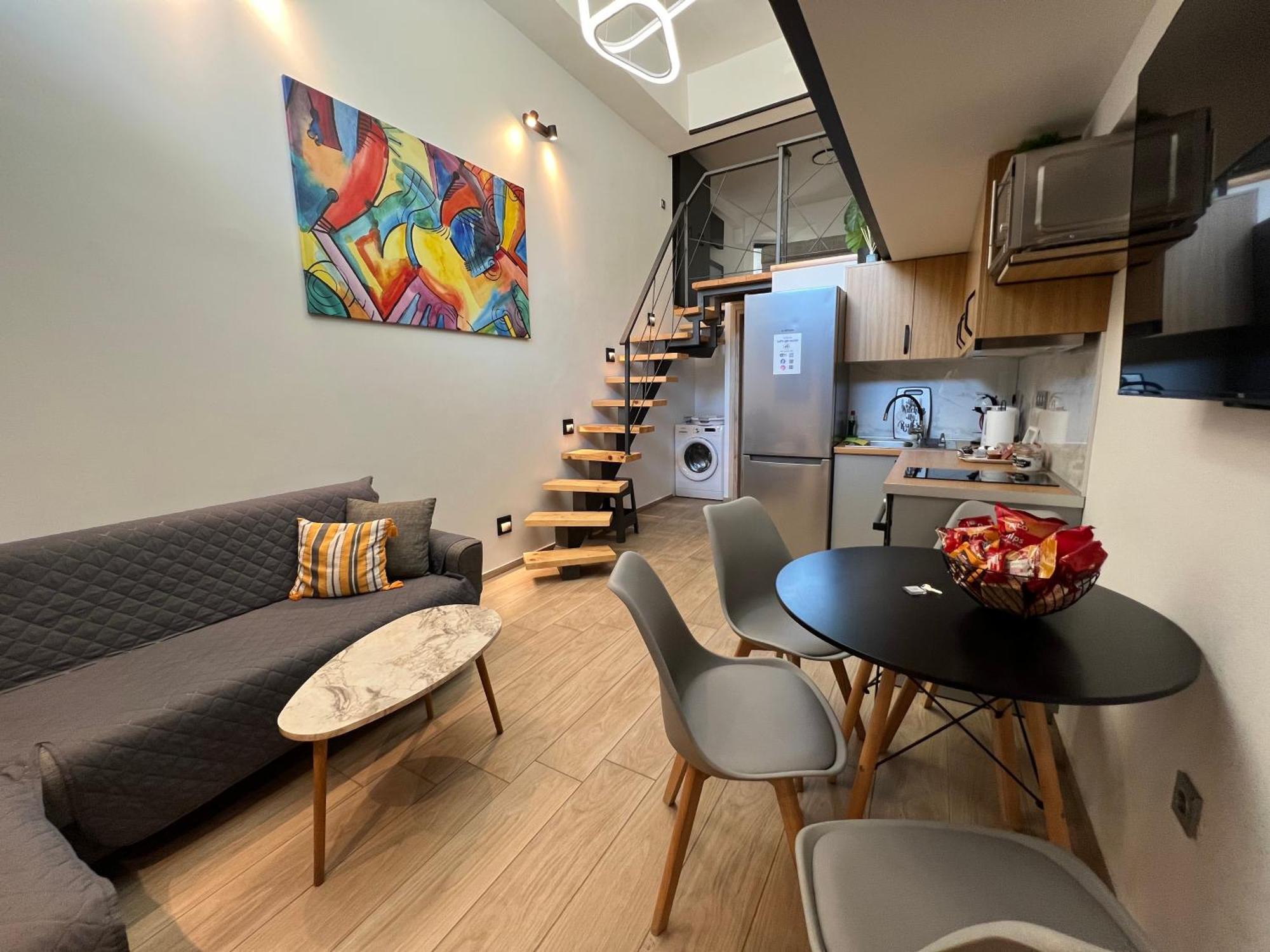 City Center Loft With Private Parking Kavala Eksteriør billede
